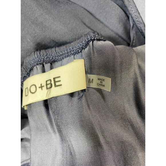 Navy Blue‎ Ruffled Sleeveless Midi Dress Size Medium Boho Sexy Western Classic - Picture 4 of 6